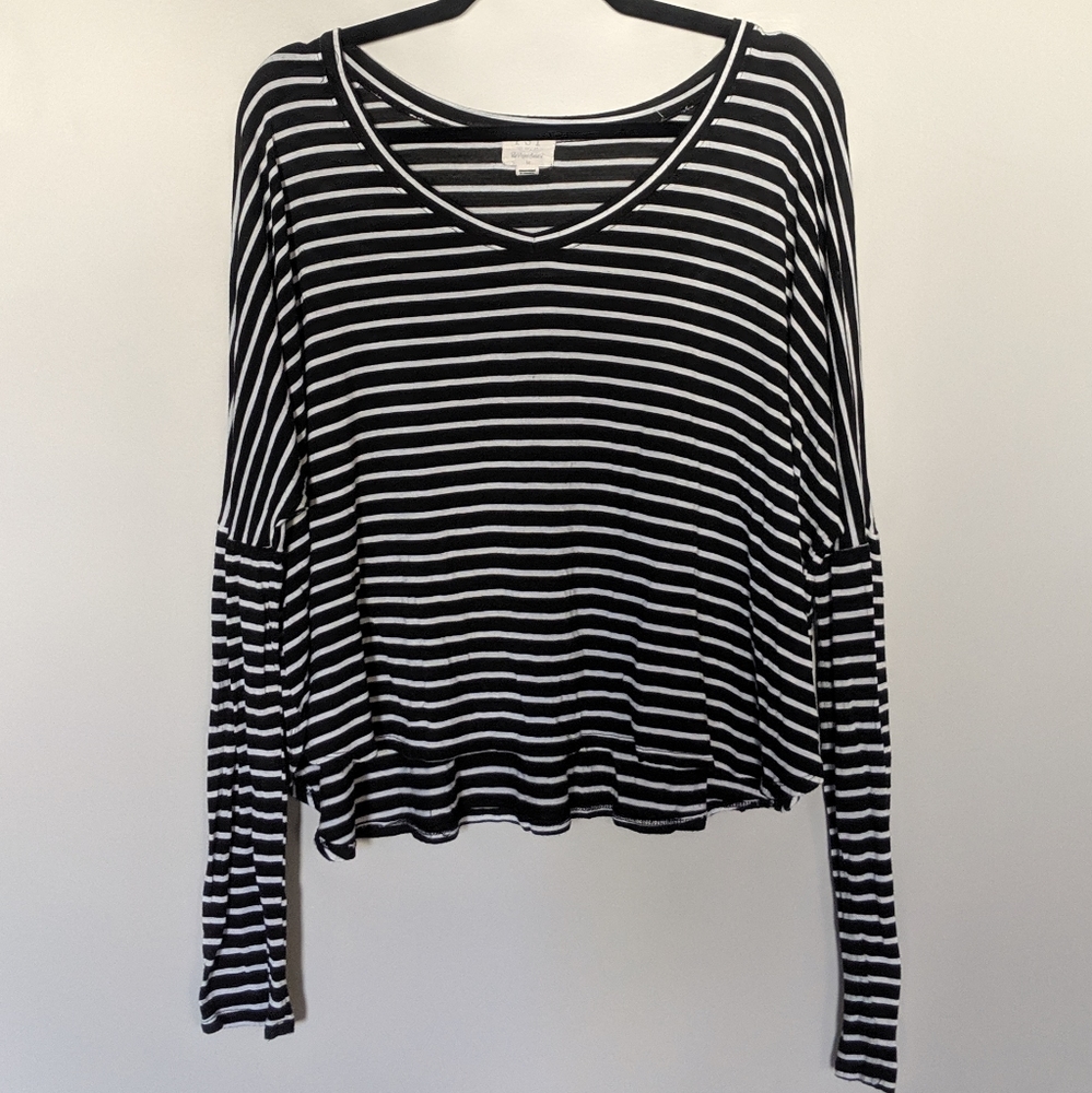 PST Striped Dolman Long Sleeve Top